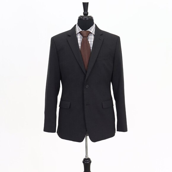 Banana Republic Other - Banana Republic 42R Gray Solid 2-Button Sport Coat Blazer Jacket G412